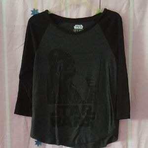 Star Wars Black and Gray Graphic Tee
